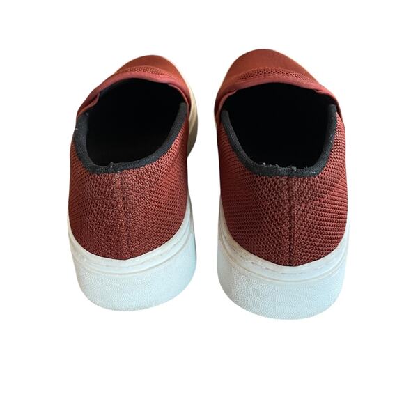 EILEEN FISHER Pep Women's Size 6.5 Serrano Red Comfort Slip-On Platform Sneakers - Picture 7 of 8